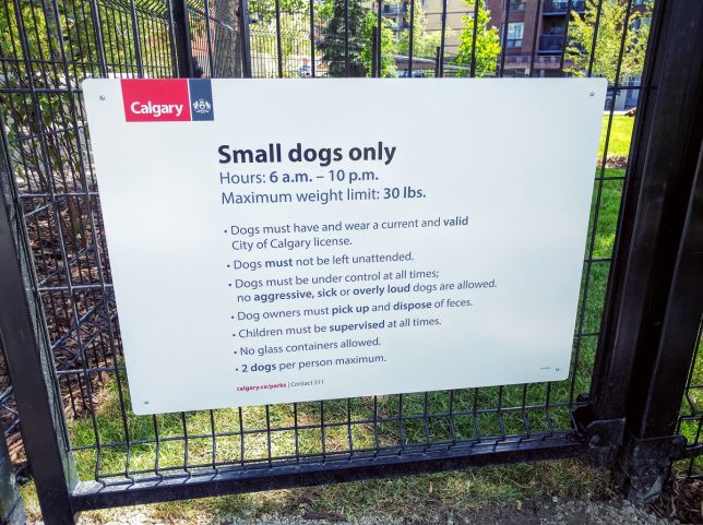 Connaught Park Small Dogs Only