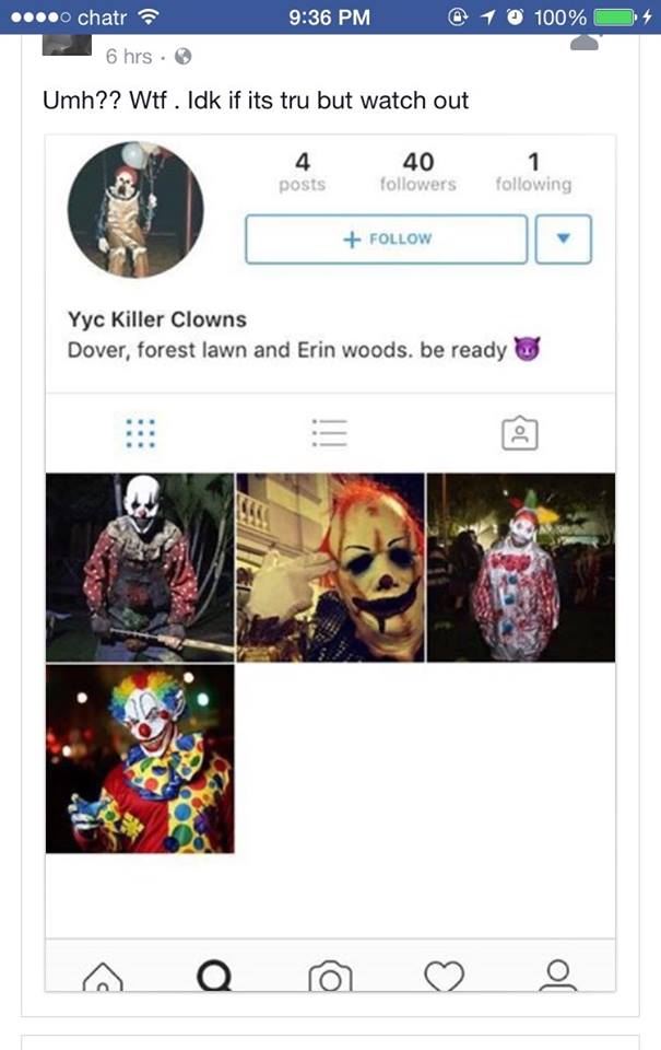 Killer Clowns in Calgary