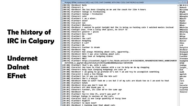 A brief history of IRC in Calgary