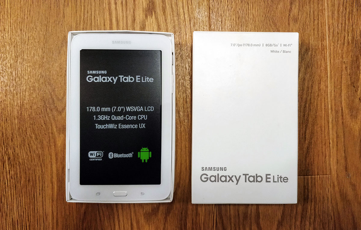Samsung Galaxy Tablet E Lite