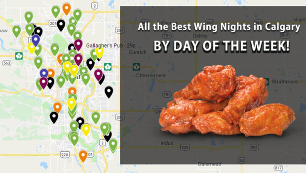 All the Best Wing Nights in Calgary By Day of Week