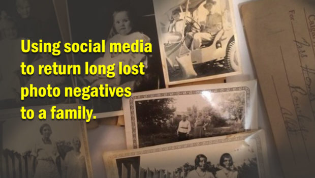 Using social media to reunite a family with long lost photos