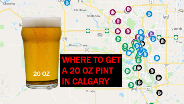 Where to get a 20oz pint of beer in Calgary