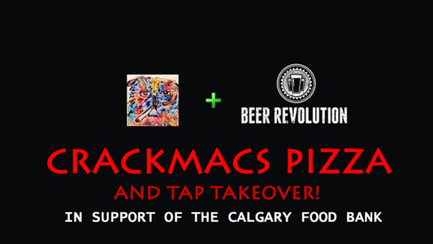 Crackmacs Pizza and Tap Takeover at Beer Revolution