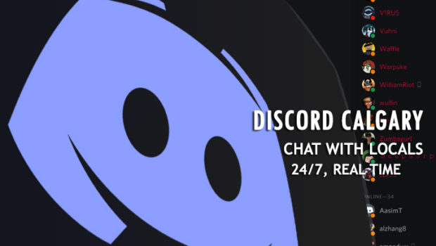 Discord Calgary Server. Local chat rooms, Local people