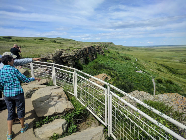 Head-Smashed-In Buffalo Jump View