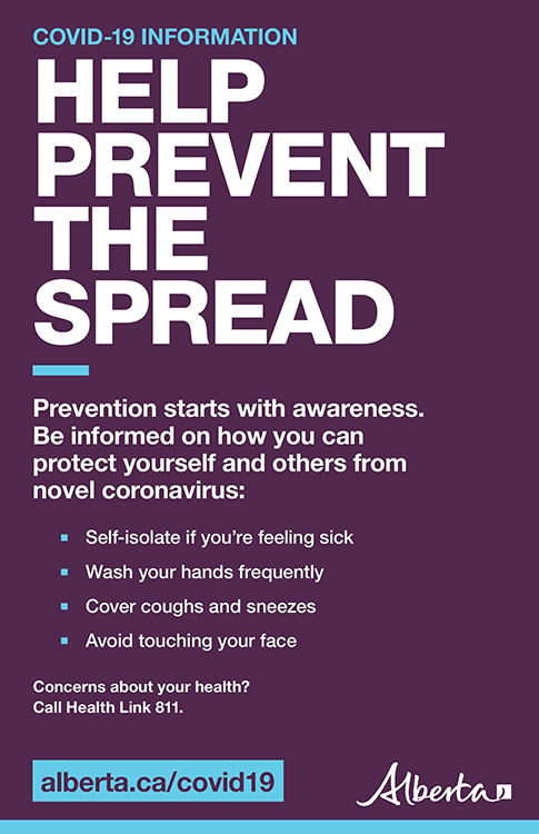 Resource Guide COVID-19 Coronavirus in Calgary help prevent the spread