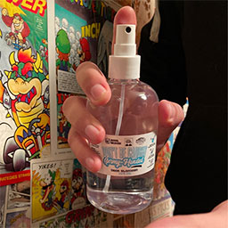 Don’t Get Caught Germy-Handed hand sanitizer is local collaboration between Revival Brewcade, Bridgeland Distillery, & Two House Brewing.