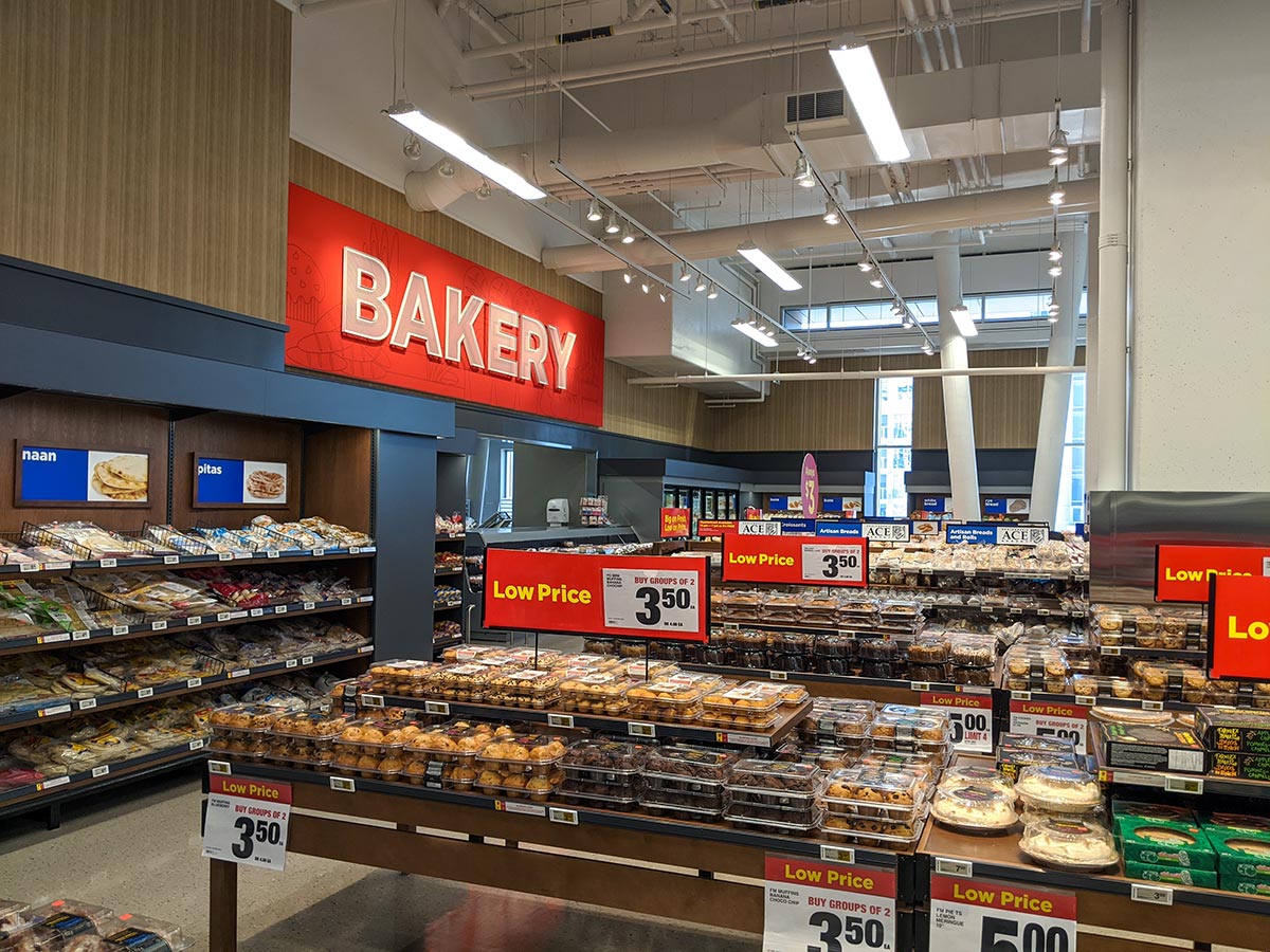 Real Canadian Superstore East Village in Calgary Bakery Donuts cakes bread products 