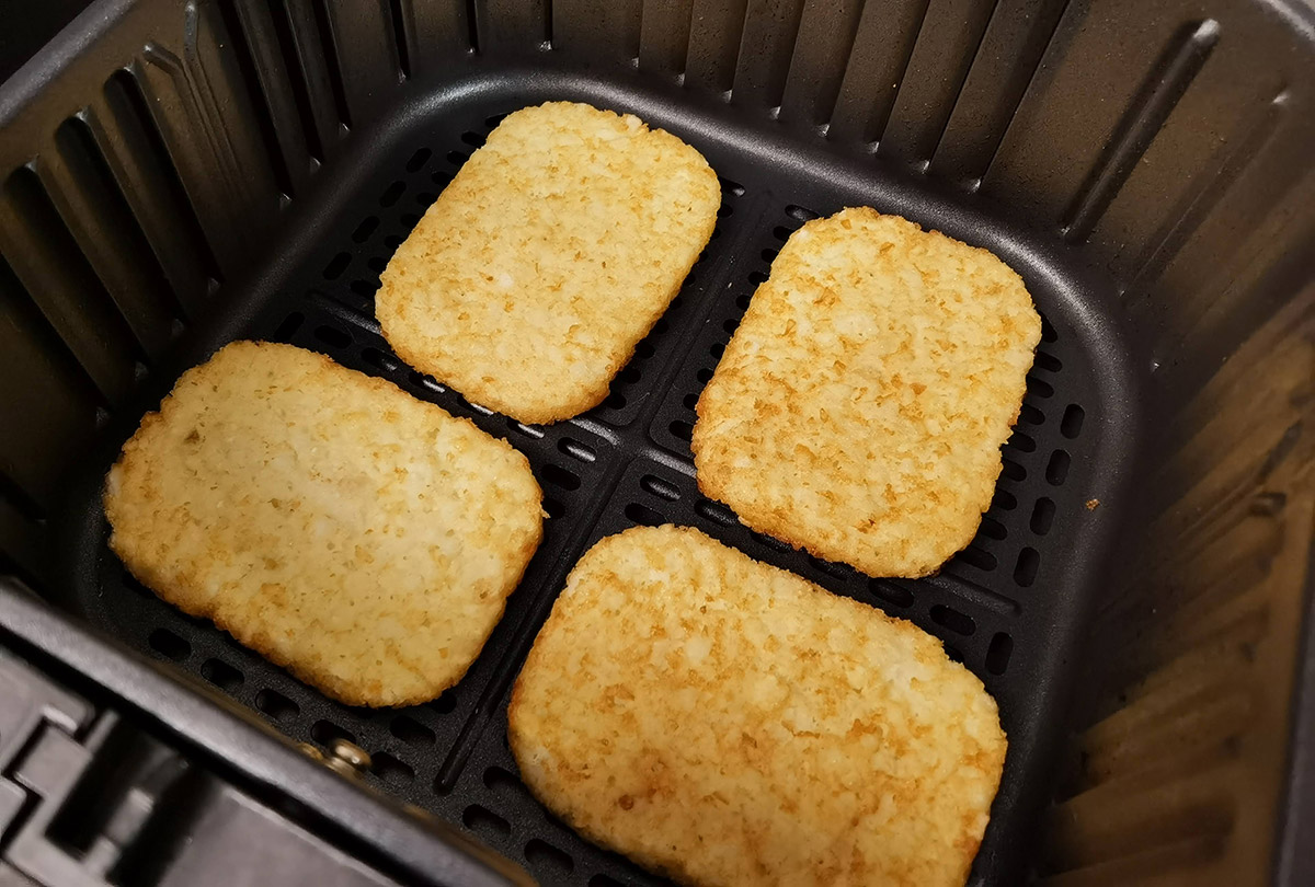Review: COSORI 5.8QT Air Fryer From Amazon frozen hashbrowns