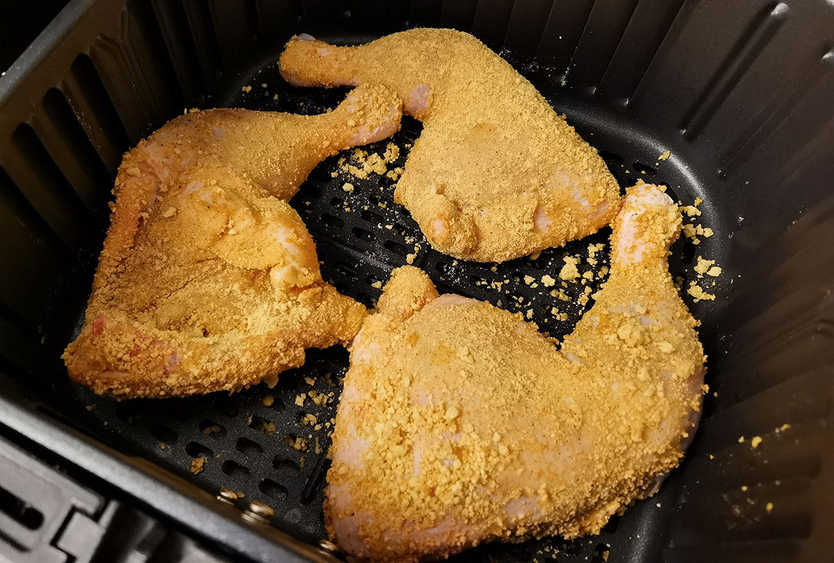 Review: COSORI 5.8QT Air Fryer From Amazon raw chicken legs