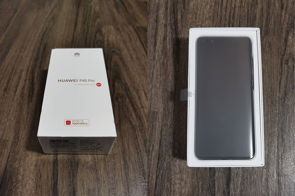 Huawei P40 Pro: First Impressions & Unboxing opening the box