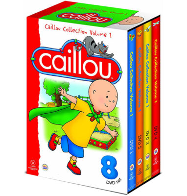 The Best Annoying Toys Caillou DVD set what an awful little jerk he is